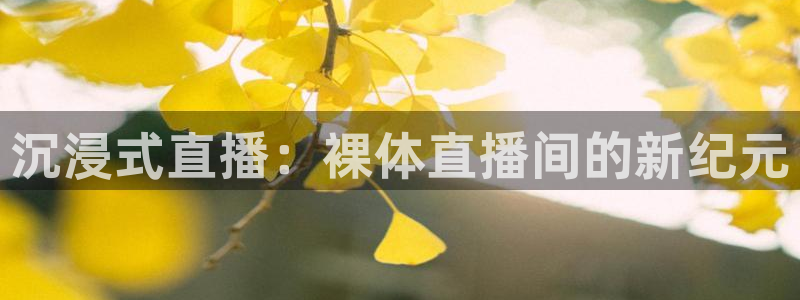 新球体育即时分：沉浸式直播：裸体直播间的新纪元